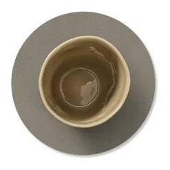 LIND DNA Nupo coaster circle, Flint Grey Hot