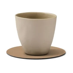 LIND DNA Nupo coaster circle, Nougat Brown Online