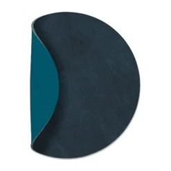 LIND DNA Nupo coaster circle reversible 1 pc, Midnight -petrol Blue Clearance