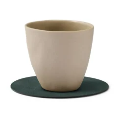 LIND DNA Nupo coaster circle reversible 1 pc, Dark -olive Green Discount