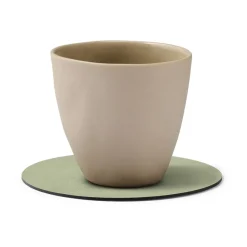 LIND DNA Nupo coaster circle reversible 1 pc, Dark -olive Green Discount