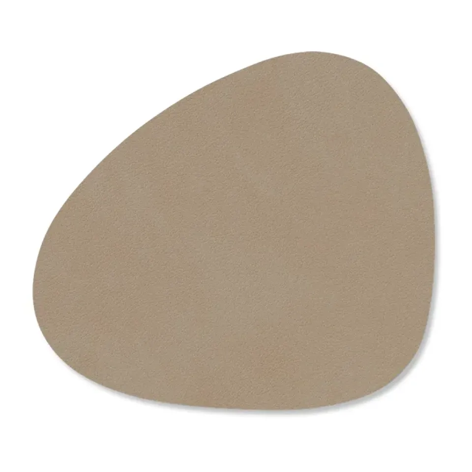 LIND DNA Nupo coaster curve, Clay brown Beige Hot