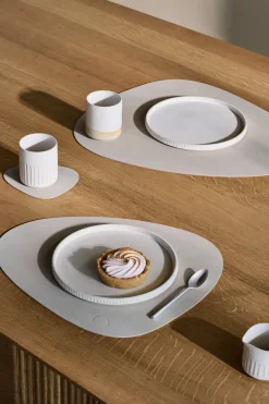 LIND DNA Nupo coaster curve, Oyster white Grey Outlet