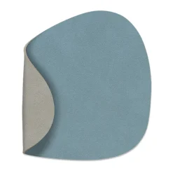 LIND DNA Nupo coaster reversible curve 1 pcs, lightblue-light grey BlueGrey Clearance