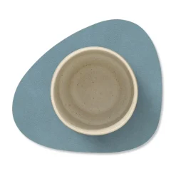 LIND DNA Nupo coaster reversible curve 1 pcs, lightblue-light grey BlueGrey Clearance