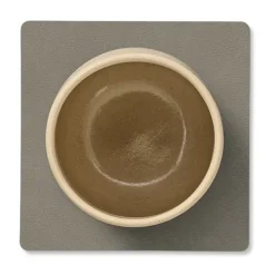 LIND DNA Nupo coaster reversible square 1 pc, Linen-Flint Grey Outlet