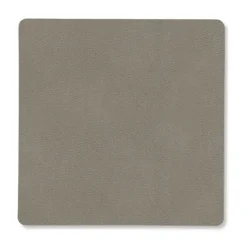 LIND DNA Nupo coaster reversible square 1 pc, Linen-Flint Grey Outlet