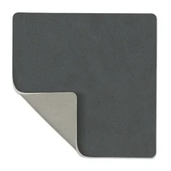 LIND DNA Nupo coaster reversible square 1 pc, anthracite-light Grey Discount