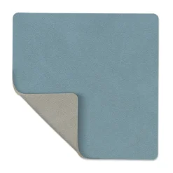 LIND DNA Nupo coaster reversible square 1 pc, lightblue-light grey BlueGrey