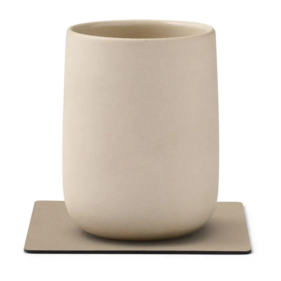 LIND DNA Nupo coaster square, Clay brown Beige Online