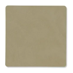LIND DNA Nupo coaster square, Herbal dust Beige Discount