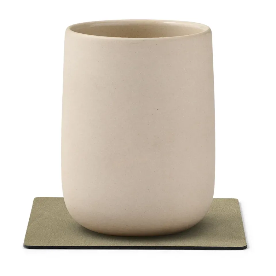 LIND DNA Nupo coaster square, Herbal dust Beige Discount