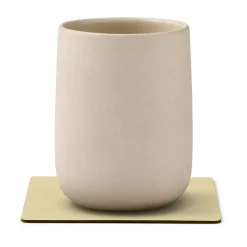 LIND DNA Nupo coaster square, Lemon sorbet Beige Sale