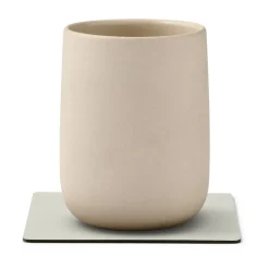 LIND DNA Nupo coaster square, Linen Grey Outlet