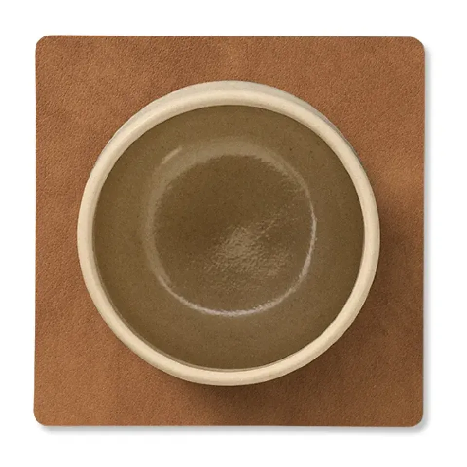 LIND DNA Nupo coaster square, Nature BeigeBrown Outlet