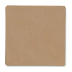 LIND DNA Nupo coaster square, Nougat Brown