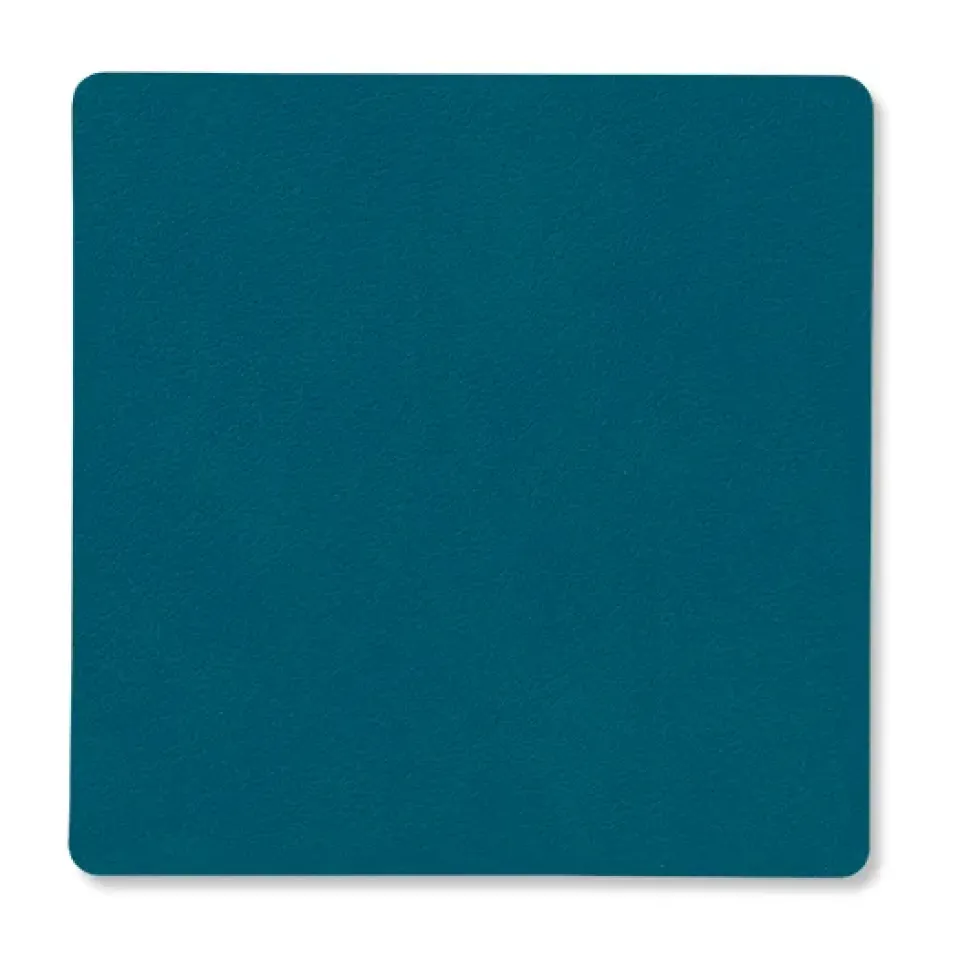 LIND DNA Nupo coaster square, Petrol Blue Clearance