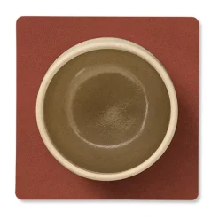 LIND DNA Nupo coaster square, Sienna Red Hot