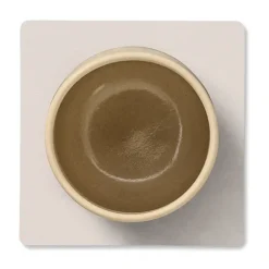 LIND DNA Nupo coaster square, Soft nude Beige Best