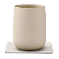 LIND DNA Nupo coaster square, Soft nude Beige Best