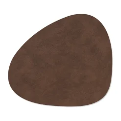 LIND DNA Nupo place mat curve M, Dark Brown Sale
