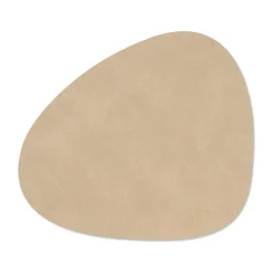 LIND DNA Nupo place mat curve M, Sand Beige Clearance