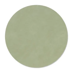 LIND DNA Nupo placemat circle reversible M 1 pcs, Dark -olive Green Hot