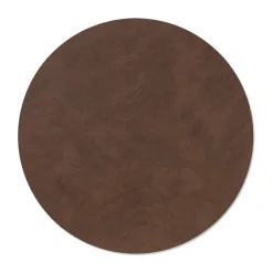 LIND DNA Nupo placemat circle XL, Dark Brown Outlet