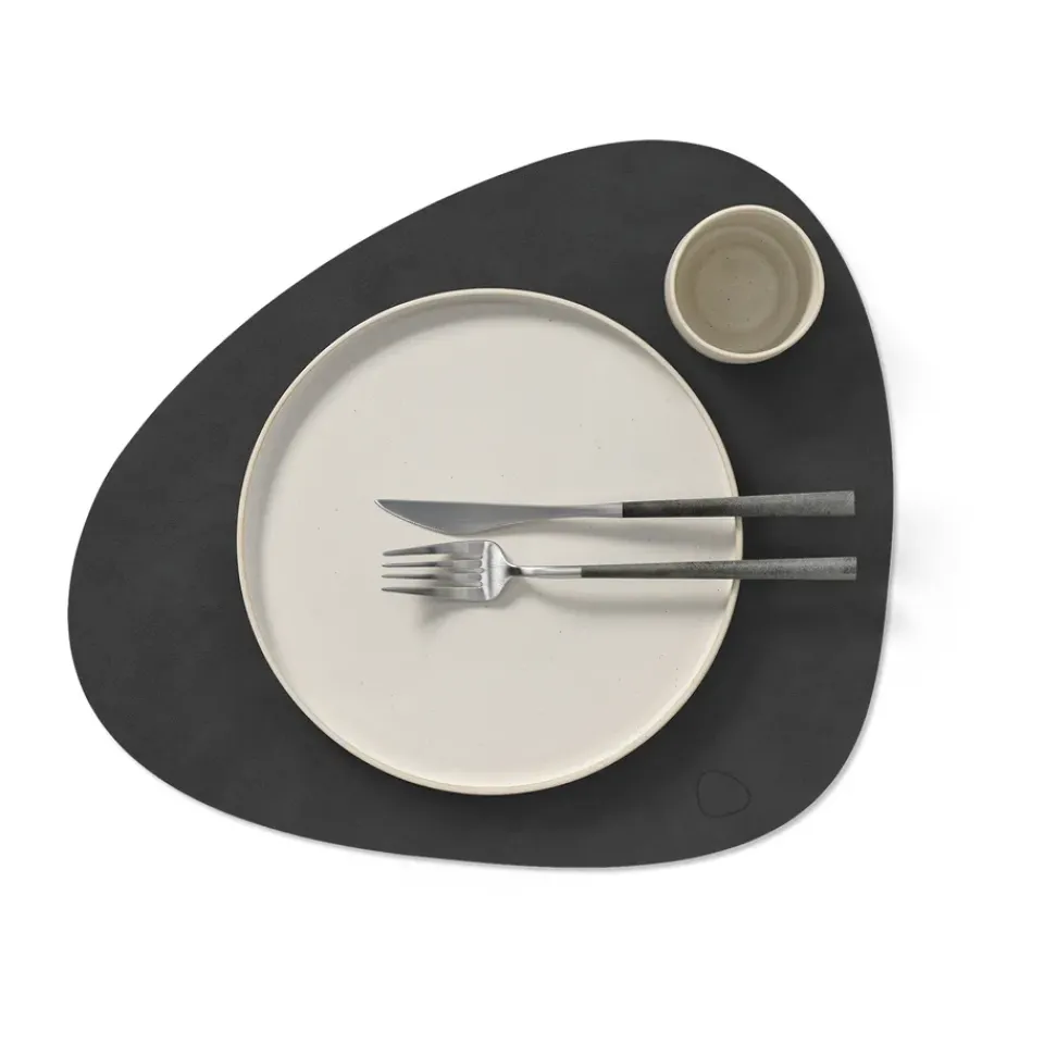 LIND DNA Nupo placemat curve L, Black Best