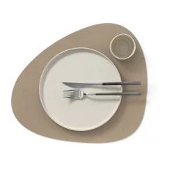 LIND DNA Nupo placemat curve L, Clay brown Beige Online