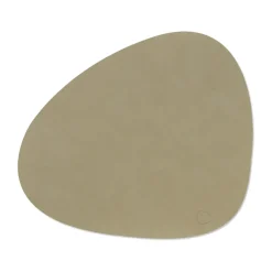 LIND DNA Nupo placemat curve L, Herbal dust Beige Online