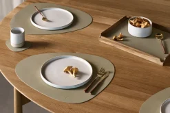 LIND DNA Nupo placemat curve L, Herbal dust Beige Online