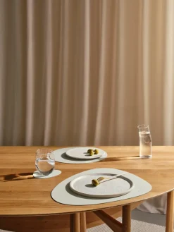 LIND DNA Nupo placemat curve L, Linen Grey Sale