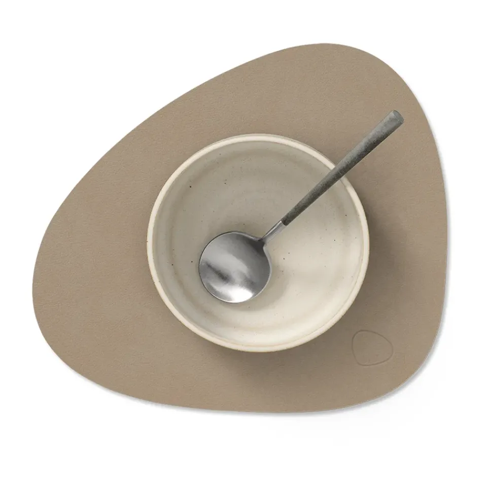 LIND DNA Nupo placemat curve S, Clay brown Beige Hot