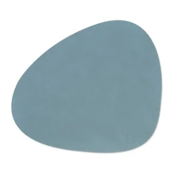 LIND DNA Nupo placemat reversible curve L 1 pc, light blue-light grey BlueGrey Clearance