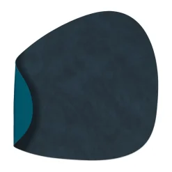 LIND DNA Nupo placemat reversible curve L 1 pc, Midnight -petrol Blue Outlet