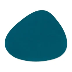 LIND DNA Nupo placemat reversible curve L 1 pc, Midnight -petrol Blue Outlet