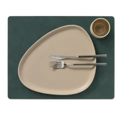 LIND DNA Nupo placemat reversible square L 1 pc, Dark -olive Green Online