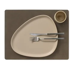 LIND DNA Nupo placemat square L, Caviar Brown Sale
