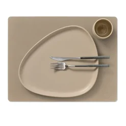 LIND DNA Nupo placemat square L, Clay brown Beige Online