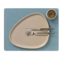 LIND DNA Nupo placemat square L, light blye Blue Clearance