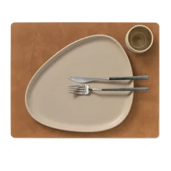 LIND DNA Nupo placemat square L, Nature BeigeBrown New