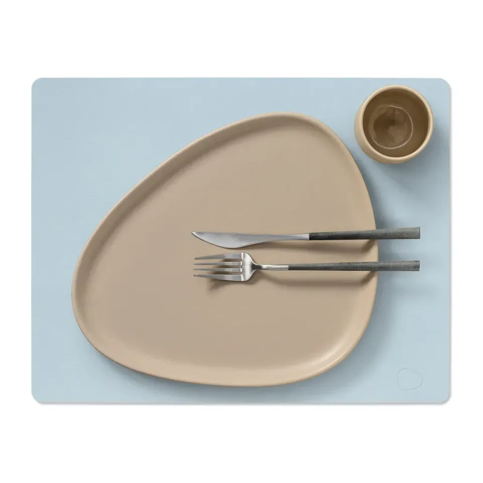 LIND DNA Nupo placemat square L, Soft sky Blue Outlet