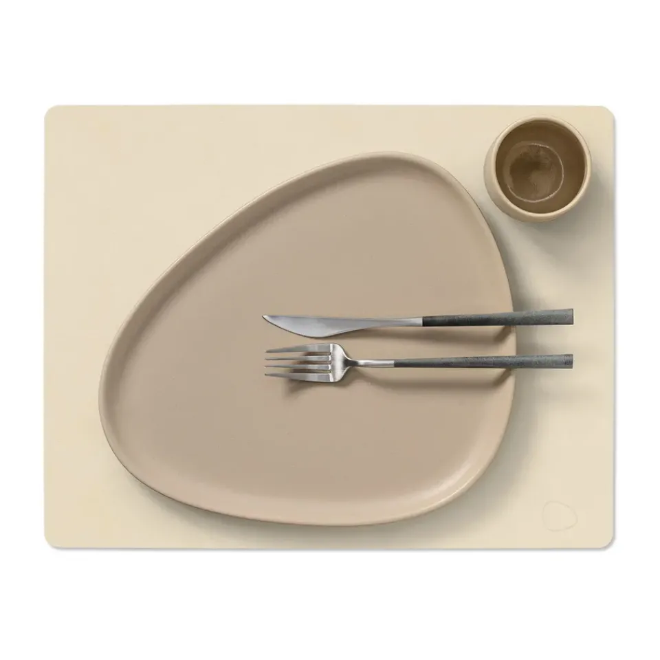 LIND DNA Nupo placemat square L, Vanilla White Outlet