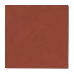 LIND DNA Nupo placemat square S, Sienna Red Best