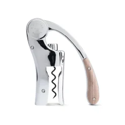L'Atelier du Vin Oeno Motion corkscrew, Walnut-chrome Silver-colouredBrown New