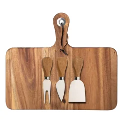 Dorre Oline cheese tray acacia 4 pieces, 26x29 cm BeigeBrown Hot