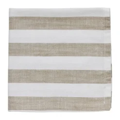 Lene Bjerre Olivia cotton napkin 40x40 cm, Off white-linen WhiteBeige Best