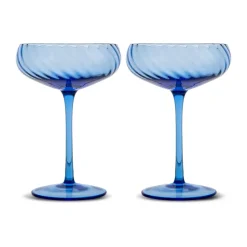 Byon Opacity champagne coupe 300 ml 2-pack, Blue Best