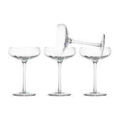 Byon Opacity champagne coupe 30 cl 4-pack, Clear Transparent New